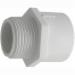 SCH 40 PVC Reducing Adapter, 1 inch x 3/4 inch, MIP x Socket