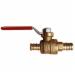 Nibco Brass Ball Valve, 1/2 inch, Barb x Barb