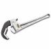 RapidGrip® Aluminum Pipe Wrench, 2 inch x 14 inch, Gray