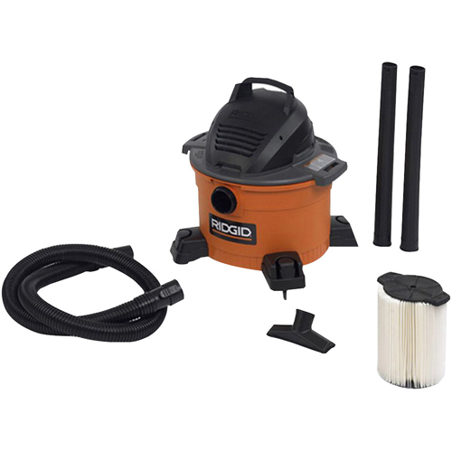 Ridge&reg; Wet/Dry Vacuum With Accessory Pack, 6 gal
