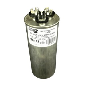 Mars® 129 Dual Round Motor Run Capacitor, 5 to 60 MFD, 440VAC