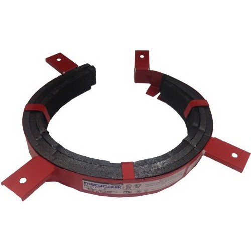 Metacaulk&reg; 66353 Black Intumescent Pipe Collar, 2 inch; 12/Pack