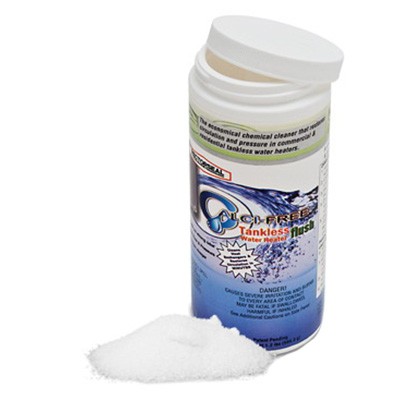 Rectorseal Calci-Free&trade; Tankless Water Heater Flush, 1.2 lb, White; 12/Case