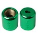 Novent&reg; NGR222PK Tamper Resistant Locking Cap For Service Valve R22, 1/4 inch Threaded, Green; 20/Carton, 2/Blister Pack