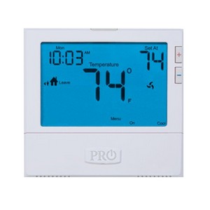PRO® T800 LCD Single Stage 5-1-1 or 7 Day 1 Heat/1 Cool Programmable Thermostat