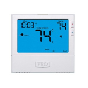 PRO® T800 LCD Single Stage 5-1-1 or 7 Day 2 Heat/2 Cool, 3 Heat/2 Cool Heat Pump Programmable Thermostat