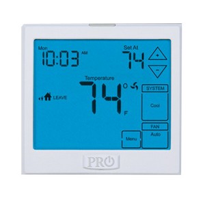 PRO® T900 LCD Touchscreen 5-1-1 or 7 Day 3 Heat/2 Cool Programmable Thermostat
