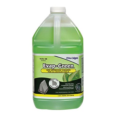 Evap-Green&reg; Evaporator Coil Cleaner, 1 gal, Bottle, Green