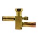 Parker 61-21368-05 Liquid Line Brass Service Valve, Sweat ODF x Sweat ODF, 3/8 inch x 3/8 inch