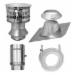 Rheem RTG20184 Stainless Steel Termination Vent Kit For Use With RTG-53DV, RTG-64DV, RTG-66DV, RTG-84DV And RTG-95DV Models