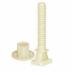 SawHorse 425-PB 40% Glass-Filled Nylon PlumbPerfect&trade; Closet Bolt With Open Nut, 2-1/2 inch, White