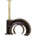 TwinTalon&trade; 555 Black HDPE Double-Duty Tube Hanger, 1/2 - 3/4 inch; 1000/Case