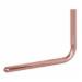 Sioux Chief 613-57 L Type Copper Standard Preformed Tub Spout Elbow, 1/2 inch CTS, 5 inch x 7 inch; 50/Case