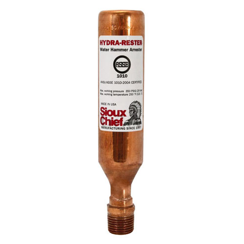 Sioux Chief&reg; HydraRester&trade; 652-A Water Hammer Arrestor, 1/2 inch, MIP