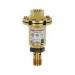 SawHorse 695-01 PrimePerfect&trade; Brass Plated Zamac Automatic Trap Primer Valve, 1/2 inch x 1/2 inch, FIP x MIP
