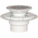 SawHorse 821-2P Standard Shower Pan Drain With Screw-on Stainless Steel Strainer, 2 inch PVC SCH40 Hub