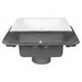 Sioux Chief&reg; Cast Iron Floor-Mounted Utility Sink, 3 inch x 9 inch x 12 inch