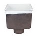 Sioux Chief&reg; Finish Line&trade; Cast Iron Floor-Mounted Utility Sink, 8 5/8 inch x 6 inch x 8 inch