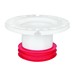 PushTite&trade; 886-GP One-Piece PVC Closet Flange With Extended Outlet, 4 inch, Gasket, White