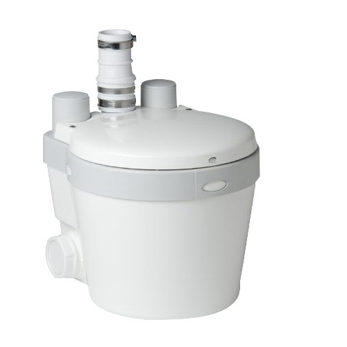 SFA Saniflo Saniswift&reg; A021 Residential Water Pump, 0.3 HP, 115V, Gray/White