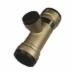 SharkBite&reg; SB03414128 DZR Brass Lead Free Tee, 1-1/2 inch x 1-1/2 inch x 1 inch, Slip x Slip x Slip