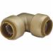 SharkBite Brass Elbow, 1/2 inch x 1/2 inch, Push-Fit x FNPT