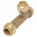 SharkBite&reg; U3362 DZR Brass Tee, 1/2 inch x 1/2 inch x 1/2 inch, Slip x Slip x Slip