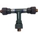 Gas Tube Tee, 3/4 inch x 3/4 inch x 3/4 inch, Compression x Compression x Compression