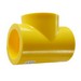 MDPE Fusion Tee, 3/4 inch IPS x 3/4 inch IPS x 3/4 inch IPS, Socket x Socket x Socket