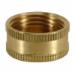 Brass Craft Rough Brass Garden Hose Cap, 3/4 inch, FNPT