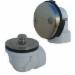 Braxton Harris Bath Waste Half Kit With Lift & Turn Drain, 2-Hole Overflow Plate, Top Elbow With Washer, 1-1/2 inch, Oil Rubber Bronze