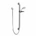 DELTA&reg; RPW336HDF HDF&reg; Hand Shower, 2 Shower Head, 2.5 gpm, 60 to 82 in L Hose, 1/2 in Connection, Stainless Steel, Slide Bar: Yes, Import