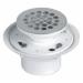IPS&reg; 4855S Low Profile Round PVC Floor/Shower Drain With Reversible Clamping Ring, 2 inch or 3 inch, Solvent Weld, Stainless Steel