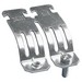 Caddy&reg; RIGD0250EG Electrogalvanized Steel Rigid Single Piece Heavy Duty Strut Clamp, 2-1/2 inch x 12 ga, 800 lb
