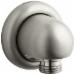 Kohler&reg; MasterShower&reg; K-9513 Wall-Mount Solid Brass Supply Elbow, G1/2-14 Hose Connection x 1/2 inch NPT, Brushed Nickel