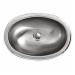 Bolero&reg; K-2611 Stainless Steel Bathroom Sink without overflow, 16-3/4 inch x 11-3/4 inch, Luster