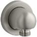 Kohler&reg; Stillness&reg; K-976 Wall-Mount Brass Supply Elbow, G1/2-14 Hose Connection x 1/2 inch NPT, Brushed Nickel