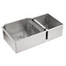 Kohler Strive&trade; K-5282 Extra-Large/Medium Double-Bowl 16 Guage Stainless Steel Undermount Kitchen Sink, 35-1/2 inch x 20-1/4 inch, Brushed