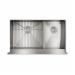 Kohler&reg; Vault&trade; Under-Mount Large/Medium Double-Bowl Kitchen Sink with Rack, 35-1/2 inch x 21-1/4 inch x 9-5/16 inch