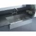 Kohler&reg; Vault&trade; Under-Mount Large/Medium Double-Bowl Kitchen Sink with Rack, 35-1/2 inch x 21-1/4 inch x 9-5/16 inch