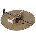 Metal-Fab Butterfly Damper, 10 inch, White