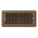Usaire&trade; 1510D Steel Stamped Face Floor Register, 4 inch x 8 inch, Brown