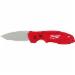 Milwaukee&reg; 48-22-1990 Fastback&trade; Liner Lock Smooth Folding Pocket Knife, 3 in L Blade, Drop Point Stainless Steel Blade, Fine Edge