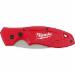Milwaukee&reg; 48-22-1990 Fastback&trade; Liner Lock Smooth Folding Pocket Knife, 3 in L Blade, Drop Point Stainless Steel Blade, Fine Edge