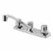 Price Pfister&trade; G135-100 Professional Grade Deck-Mount Two Handle Kitchen Faucet, 1.75 gpm, Polished Chrome