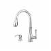 Pfister&reg; Wheaton&trade; 529 1-Handle Professional Grade Deck-Mount Pull-Down Kitchen Faucet, 1.8 gpm at 60 psi, Polished Chrome