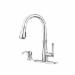 Pfister&reg; Wheaton&trade; 529 1-Handle Professional Grade Deck-Mount Pull-Down Kitchen Faucet, 1.8 gpm at 60 psi, Polished Chrome