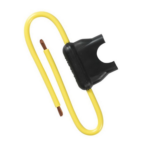 Zebra Instruments&reg; ZFH01 Medium-Duty, Automotive Blade Standard Plastic Fuse Holder, 15A, 12V; 5/Pack