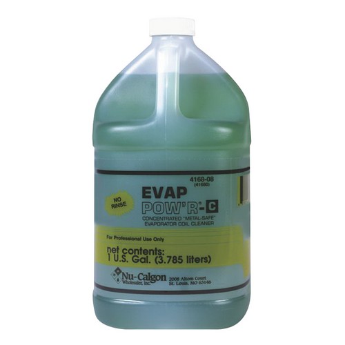 Evap Pow'r&reg; Alkaline Evaporator Coil Cleaner, 1 gal, Bottle, Green