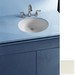 Vortens® 3529 Undermount V-Gloss™ High-Gloss Vitreous China Oval Lavatory Sink, 16 inch L x 19 inch W, Biscuit